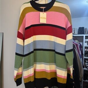 Mumu Striped Multicolor Sweater